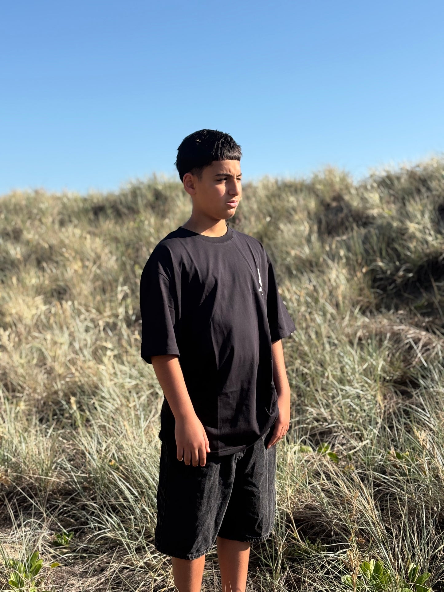 Awakened Oversized Tee – Black