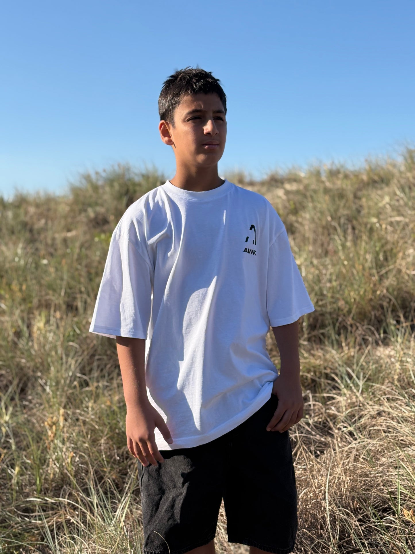 Awakened Oversized Tee – White