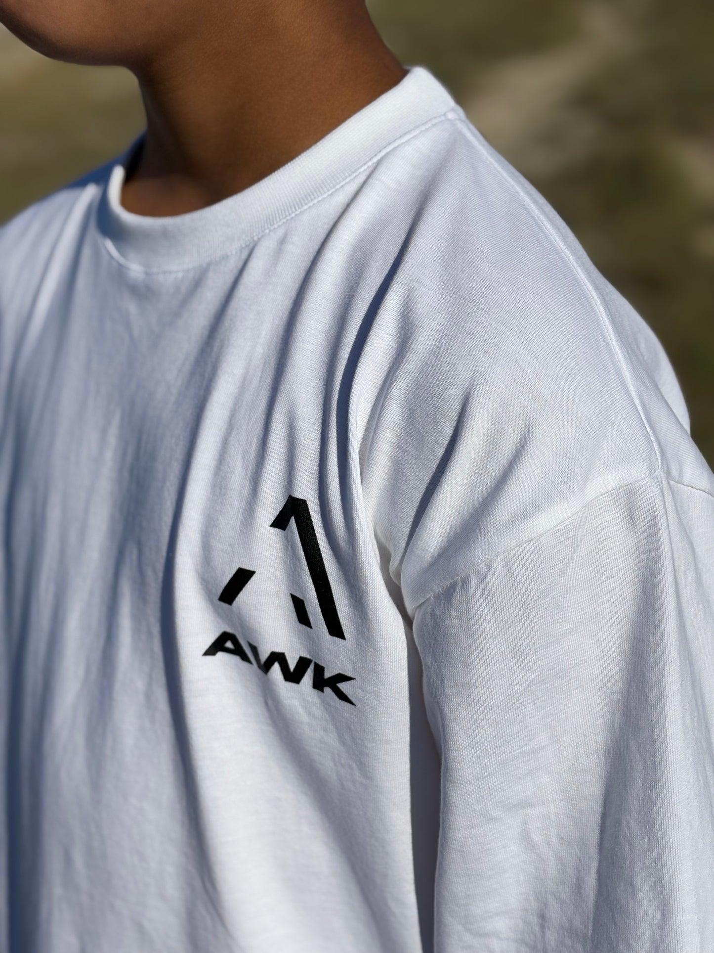 Awakened Oversized Tee – White